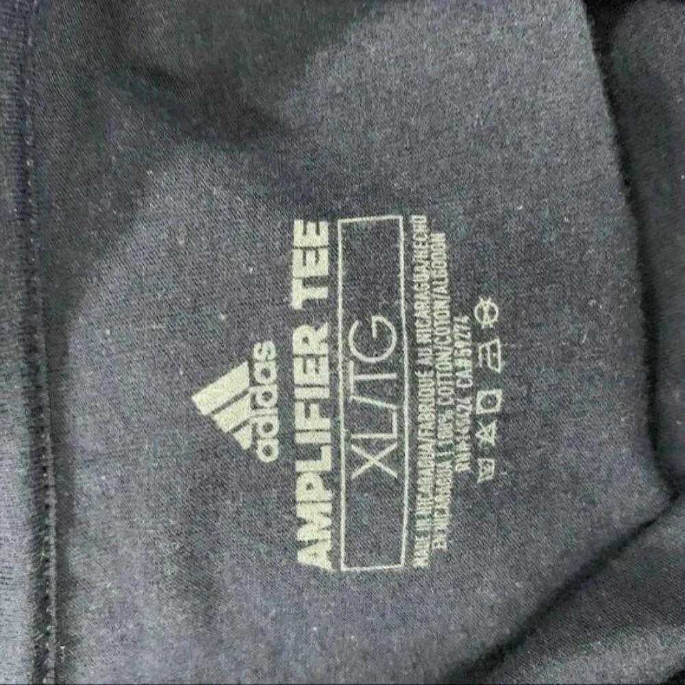 Adidas Amplifier Navy Blue Tee Shirt‎ Size XL